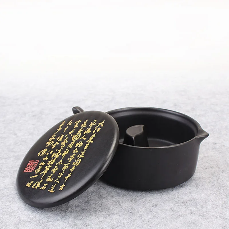 1 pc Ceramic Ink Dish Paint Plate Chinese Calligraphy Chinese Painting Art School Supplies