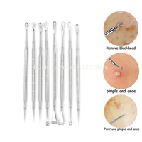 1pcs Stainless Steel Comedone Extractor Acne Tool Pimple Blackhead Remover Needle For Beauty Skin Care Cleaning Pore Cleanser