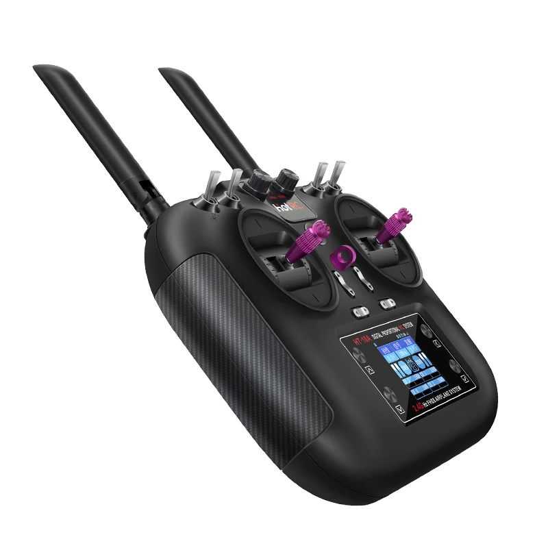 Hotrc HT-10A Transmitter 2.4G 10CH Remote Controller F-10A Receiver for RC Car Aircraft Boat Drone DIY Parts
