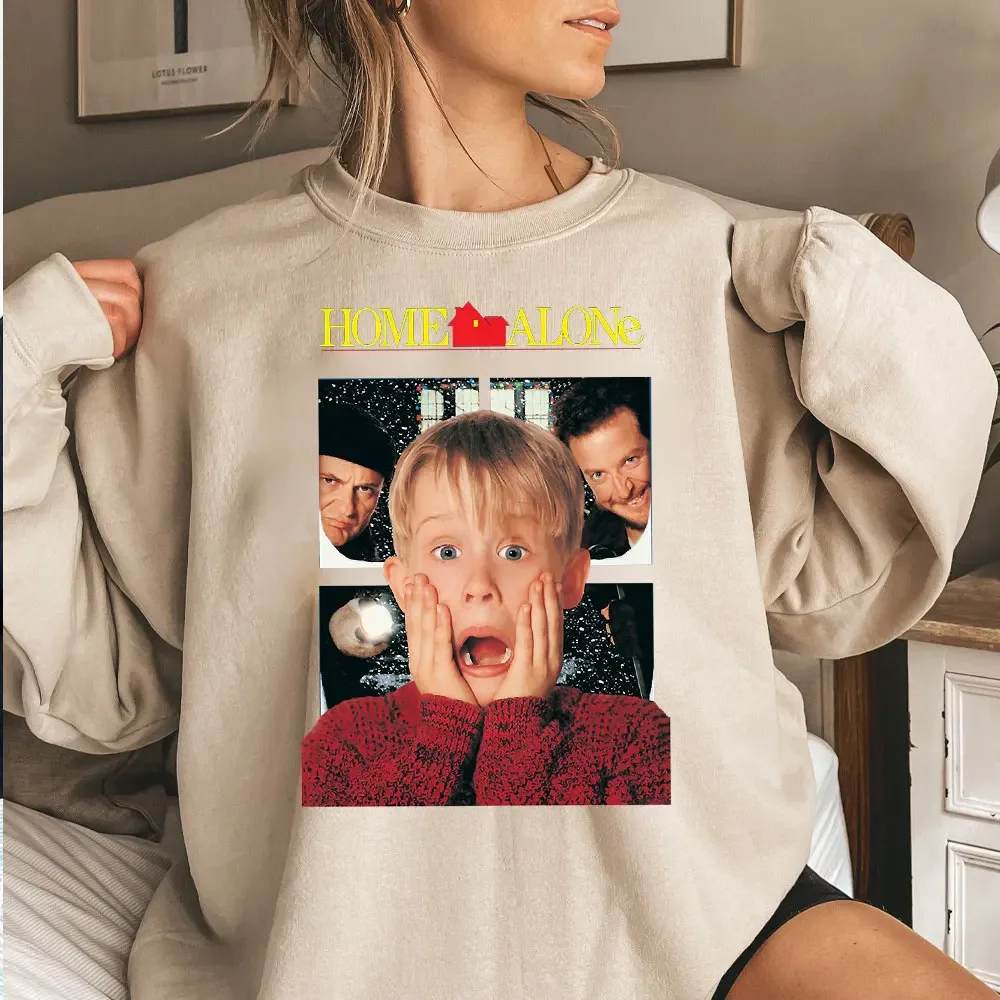 Movie Home Alone Christmas Ya Sweatshirts Funny Crew Neck Hoodie Men Women's Y2k Clothes Funny Autumn Tops Hoody Many Colors