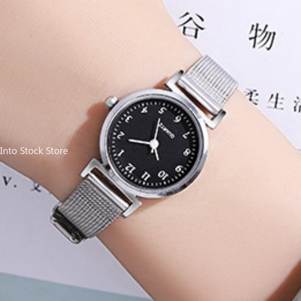 Women Silver Bracelet Watches Small Women Wrist Watch Women Watches Fashion Women\'s Watches Clock Reloj Mujer Relogio Feminino