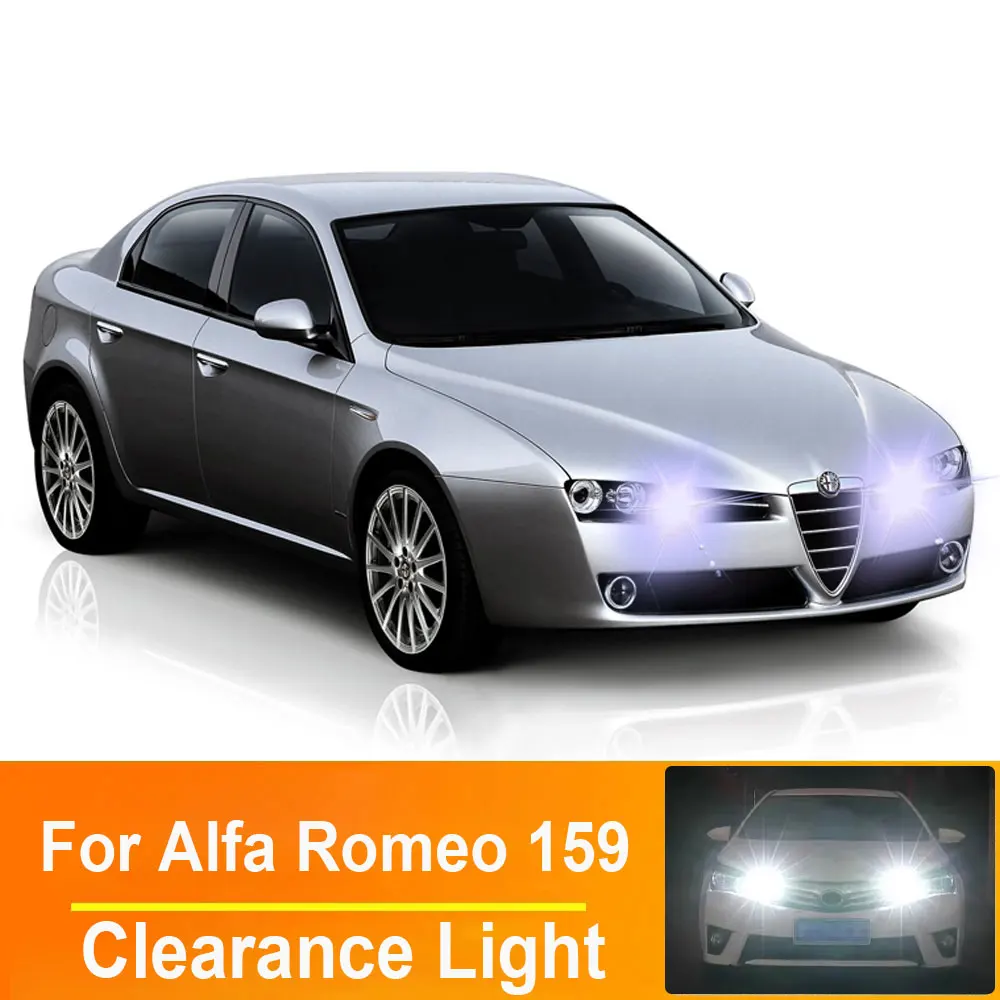 2Pcs T10 W5W Car LED Bulbs Parking Lamp For Alfa Romeo 159 2005 2006 2007 2008 2009 2010 2011 Clearance Front Side Lights