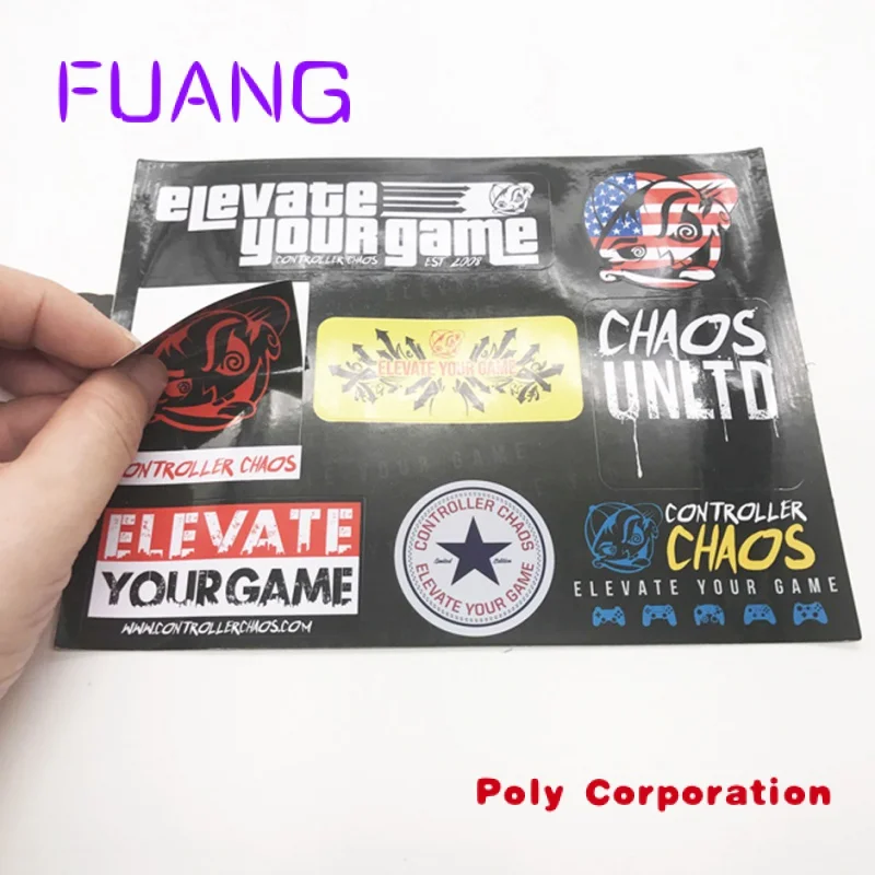 Aangepaste Gestanste Vinylstickers