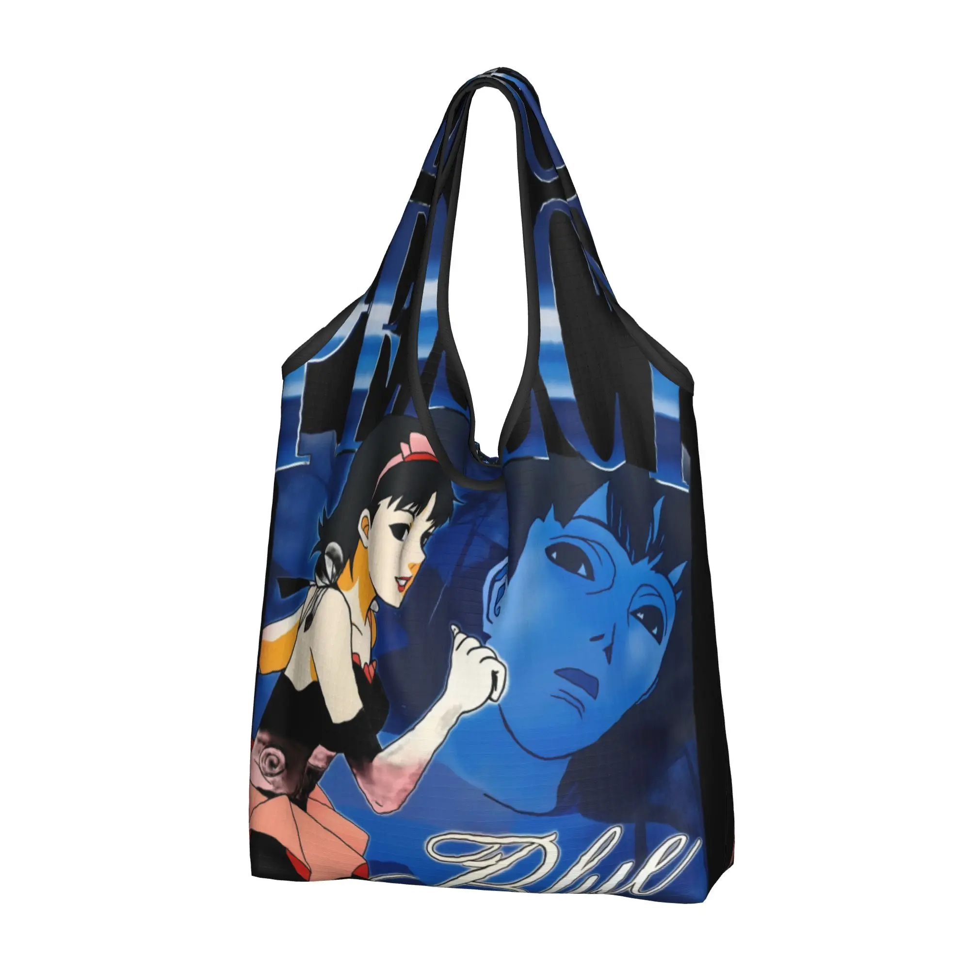 Funny Perfect Blue Japane Anima Thriller Film   Shopping Tote Bags Portable  Groceries Shoulder Shopper Bag
