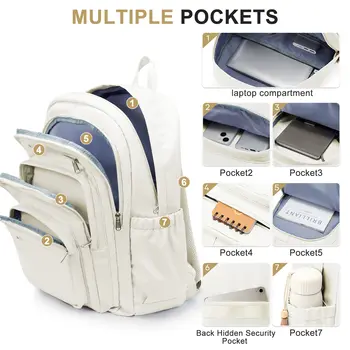 10 best sales Mochilas para meninas do ensino fundamental - №7