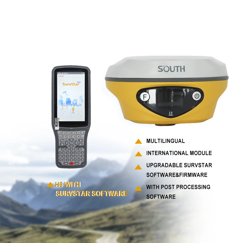 SOUTH ALPS1 Gps Receiver Survey Equipment Cheap Price Laser Gnss Rtk With Upgradable Survstar Software Survey Instrument Gps Rtk