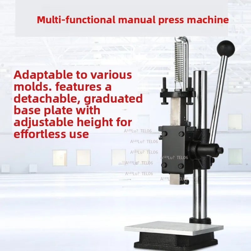 Manual Hand Press Bench Top Leather Punching Machine Die Cutter Stamping Tool Precision флаг