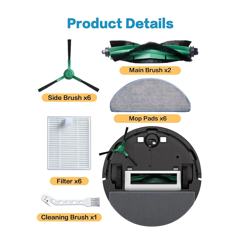 

ABRE-2 Essential Roomba Vac 2 Essential Main Side Brush Made Of High Quality Materials