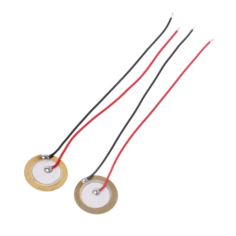 10 Stück piezoelektrische Piezo-Keramik-Waferplatte, Durchmesser 15 mm für Buzzer-Lautsprecher