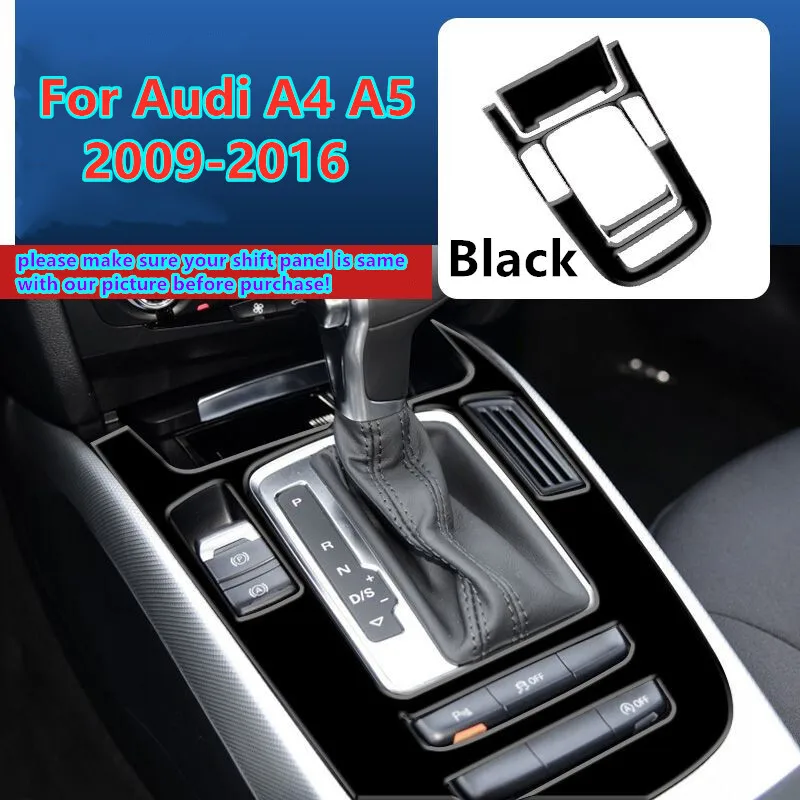 

Для Audi A4 B8 A5 09-12 черная накладка на панель переключения передач центральной консоли