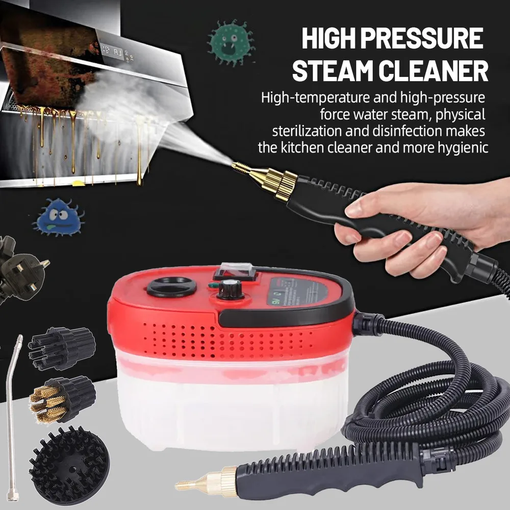 2500W High Pressure High Temperature Household Intelligent Steam Cleaner Air Conditioner Kitchen Car Steam Cleaner 