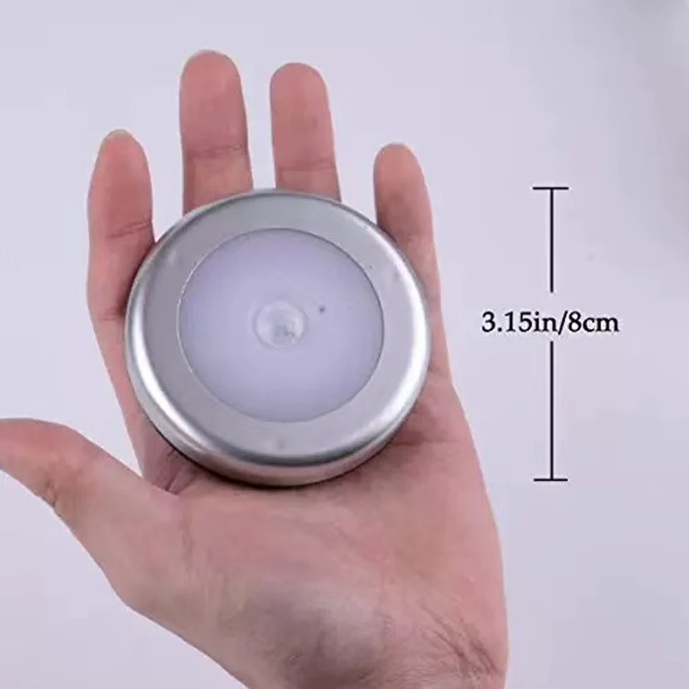 6LED Beads Sensor Night Light PIR Infrared Motion LED Bulb Auto On and Off Closet Battery Power For Home Wall Lamp Cabinet Stair