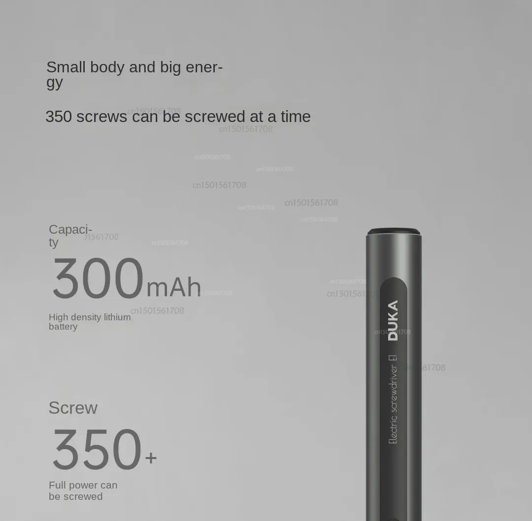 Duke Electric Finishing Screwdriver Set Multifunctional Handheld portable home repair dismantling tool