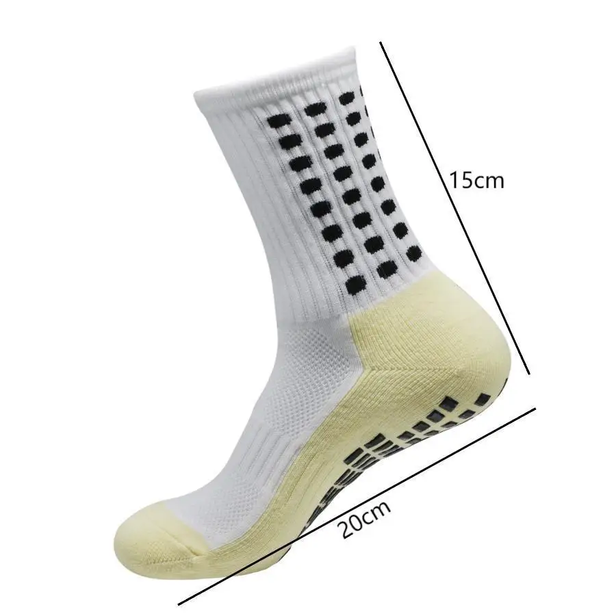 3PCS Set Teenagers Soccer Socks Grip Sports Socks Women Yoga Leg Cover Leg Guard Soccer Training Shank Board Kids Football Socks