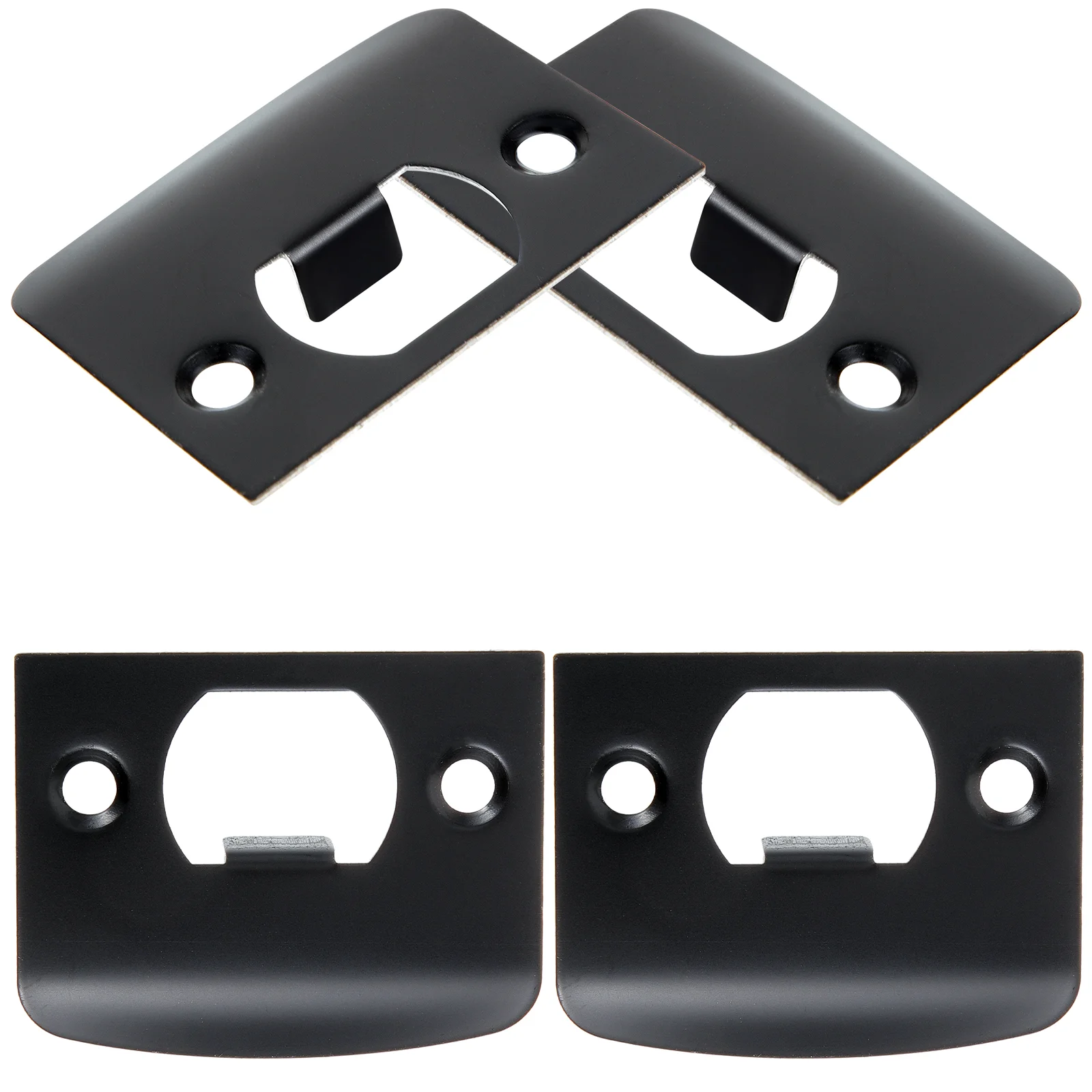 4 Pcs Cam Block Door Plates Front Reinforcement Kit Striker Deadbolt Installation Cover with