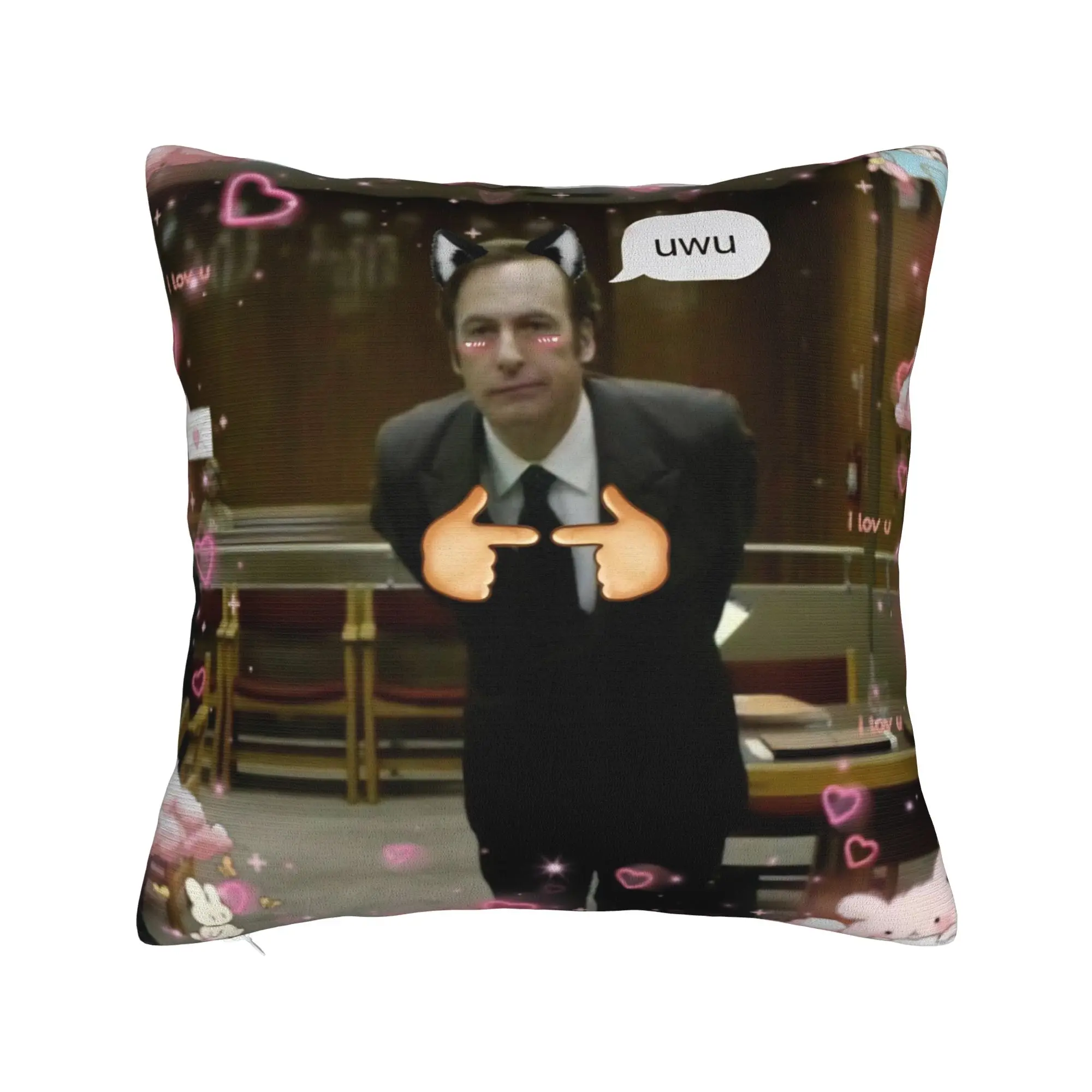 Saul Goodman Actor  Pillow Cover Merch Printed Cushion Cover Gift  Throw Pillow Case Cover Living Room Multi Size
