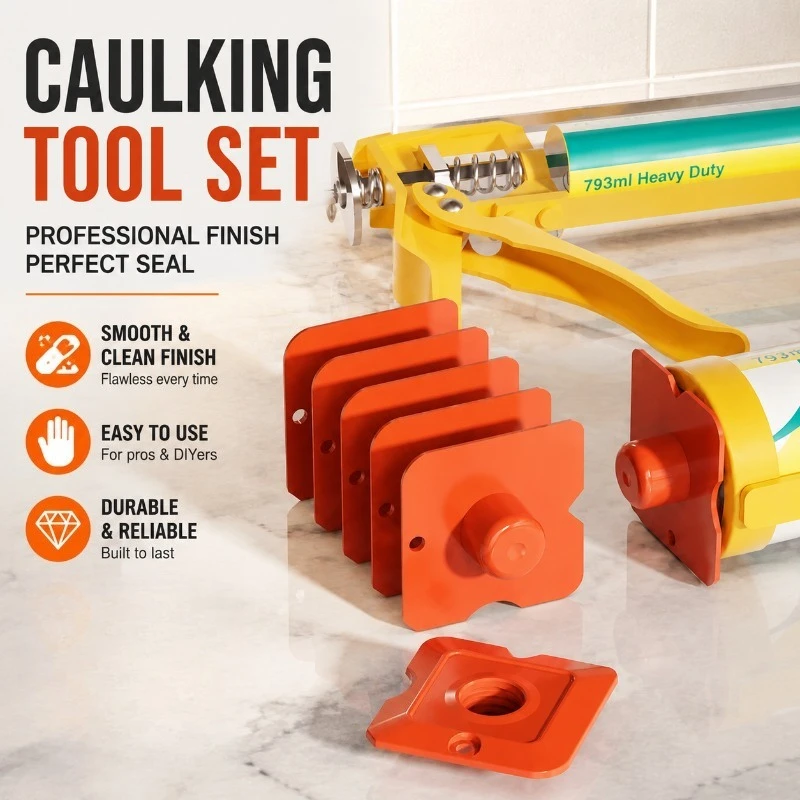 Sealant Smoother Dead-angle Free Scraper Blade Shapeless Trimming Tool Glass Glue Spatula Grout Edge Finishing Kit Caulk Joint