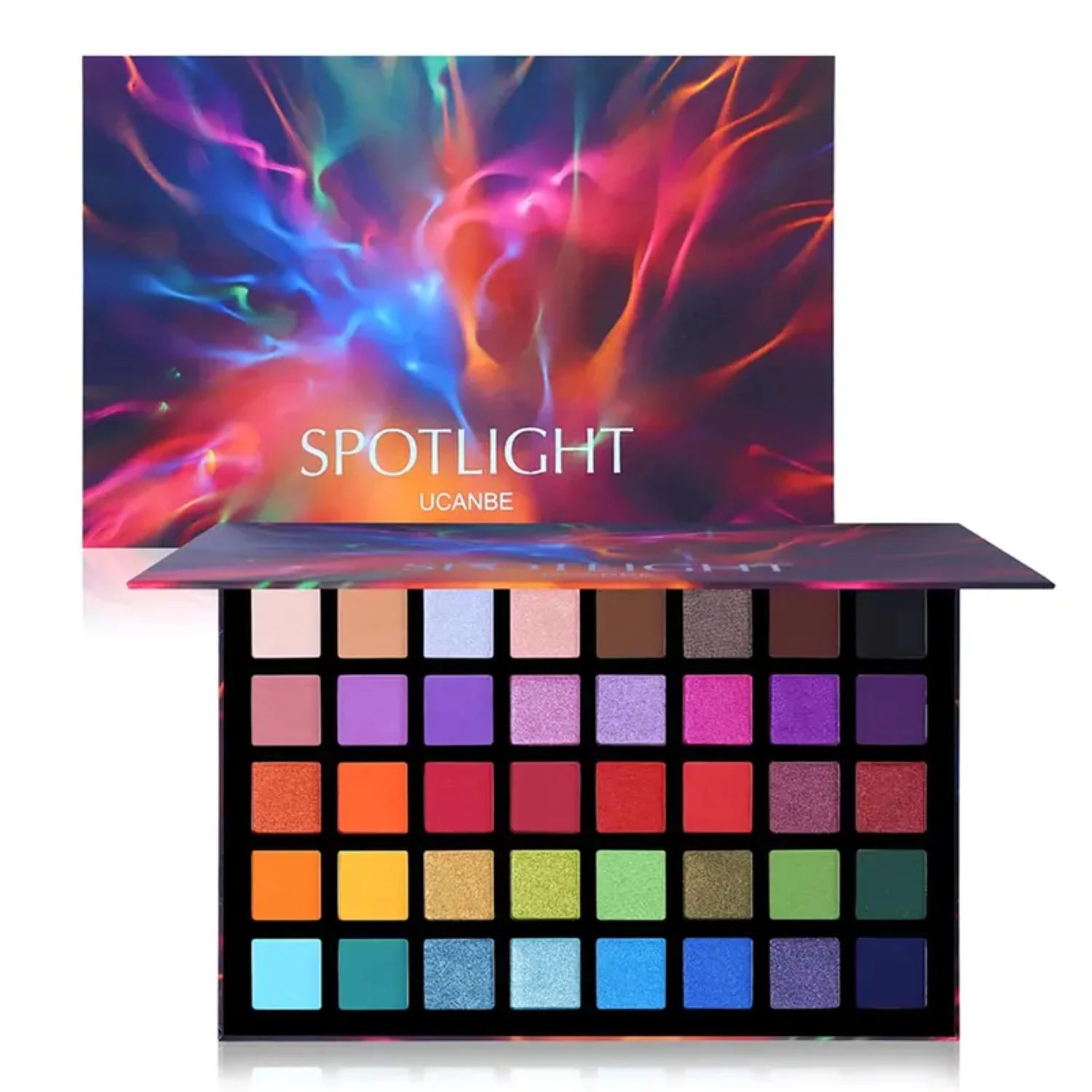 Elevate Your Look with UCANBE Makeup Spotlight Eyeshadow Palette - A Diverse Collection of 40 Stunning, Vibrant Matte and Shimme