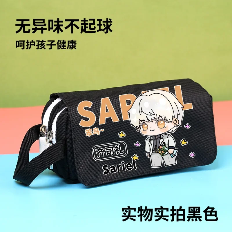 Caja de lápices de Cosplay de Anime Light and Night, Charlie Sariel Osborn, suministros de papelería, bolsa de almacenamiento para bolígrafos, escuela