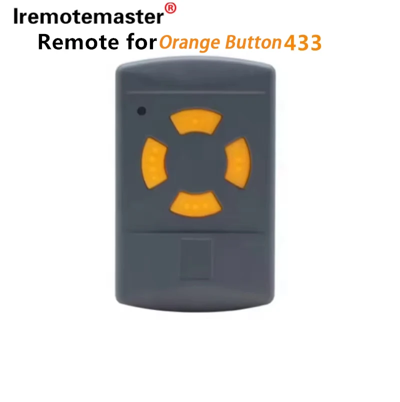 

For Orange Button 433MHz HSE2 HSE4 HSM2 HSM4 Fixed Code Garage Door Remote Control Replacement Electric Controller Transmitter