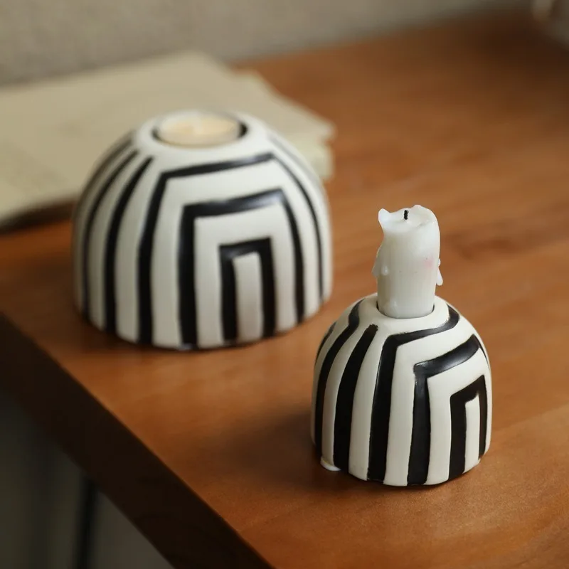 

Ceramic Candle Holder Vintage Candle Holders Modern Elegant Aesthetic Candlestick Decorative Table Candlesticks Home Decorations