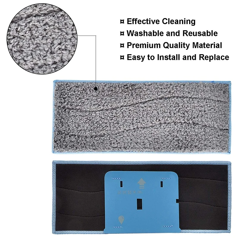 For iRobot Braava Jet M6 Robot Vacuum Cleaner Mop Cloths Rags Pads Replacement Accessories Washable Wet Mopping Pads Parts