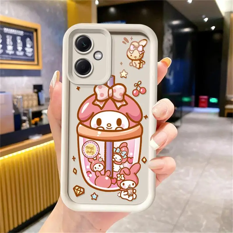 Cute Strawbery Melody Kurome Phone case for Redmi Note 12 13 5G 10Pro cases 11 10 12S 13pro 4G 11S 12ProPlus fundas 11Pro Cover