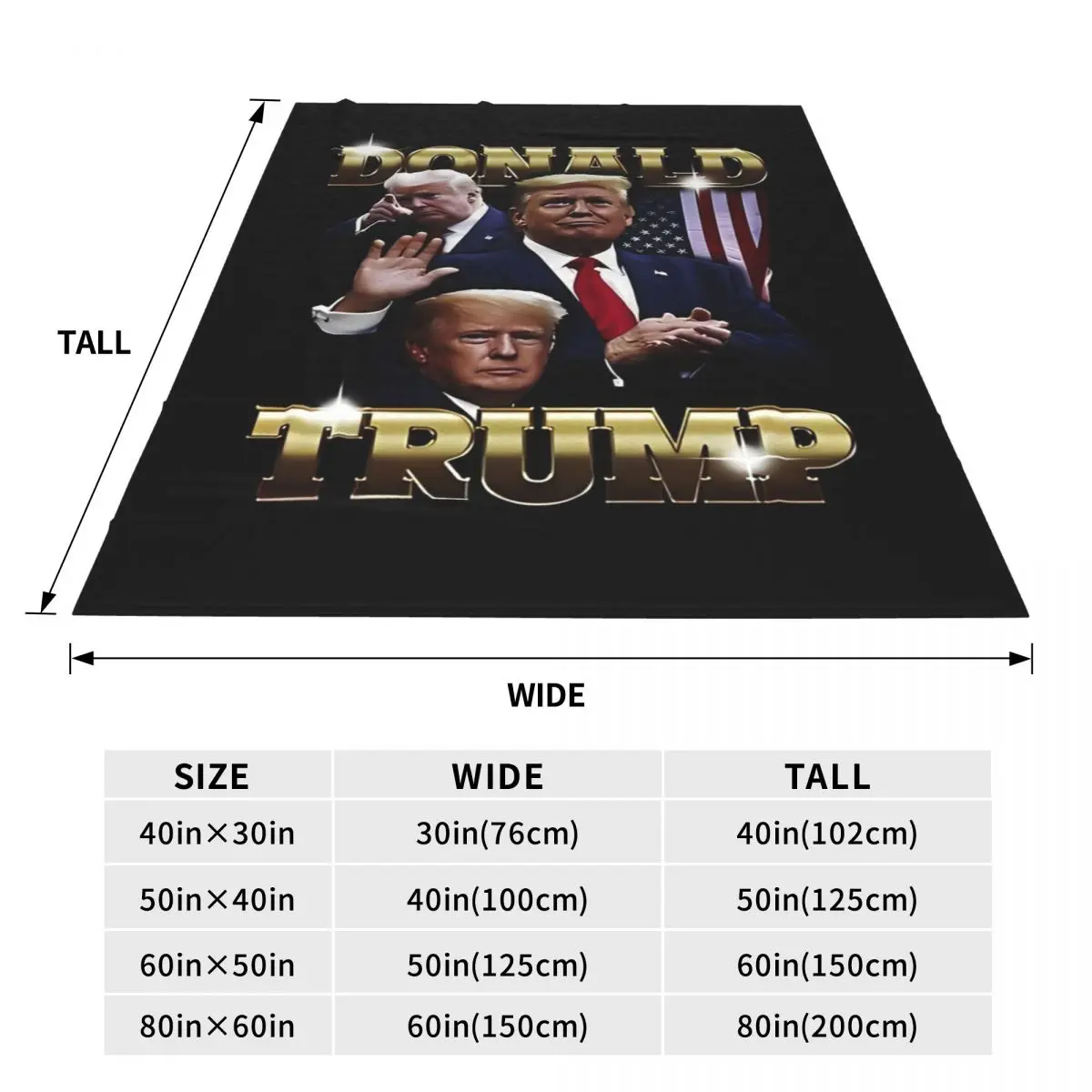 Donald Trump Take America Back 2024 Blanket Decorative Plush Throw Blanket Fluffy Couch Bed Flannel Bedspread Sofa Bed Cover