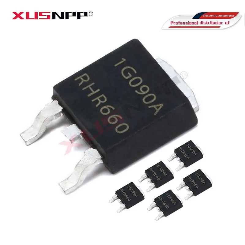 10pcs RHR660 TO-252 6A 600V SOT ultrafast soft recovery diode