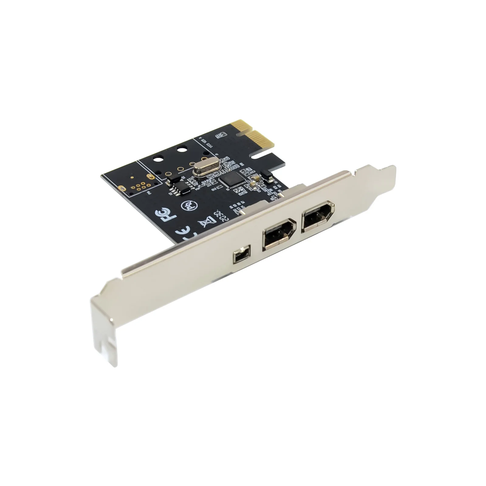 PCIe X1 3 Ports Firewire 4pin 9pin Expansion Card PCI Express 1394B 1394A VIA VT6315 Chipset Adapter PCI-E 1X to 1394 Soundcard