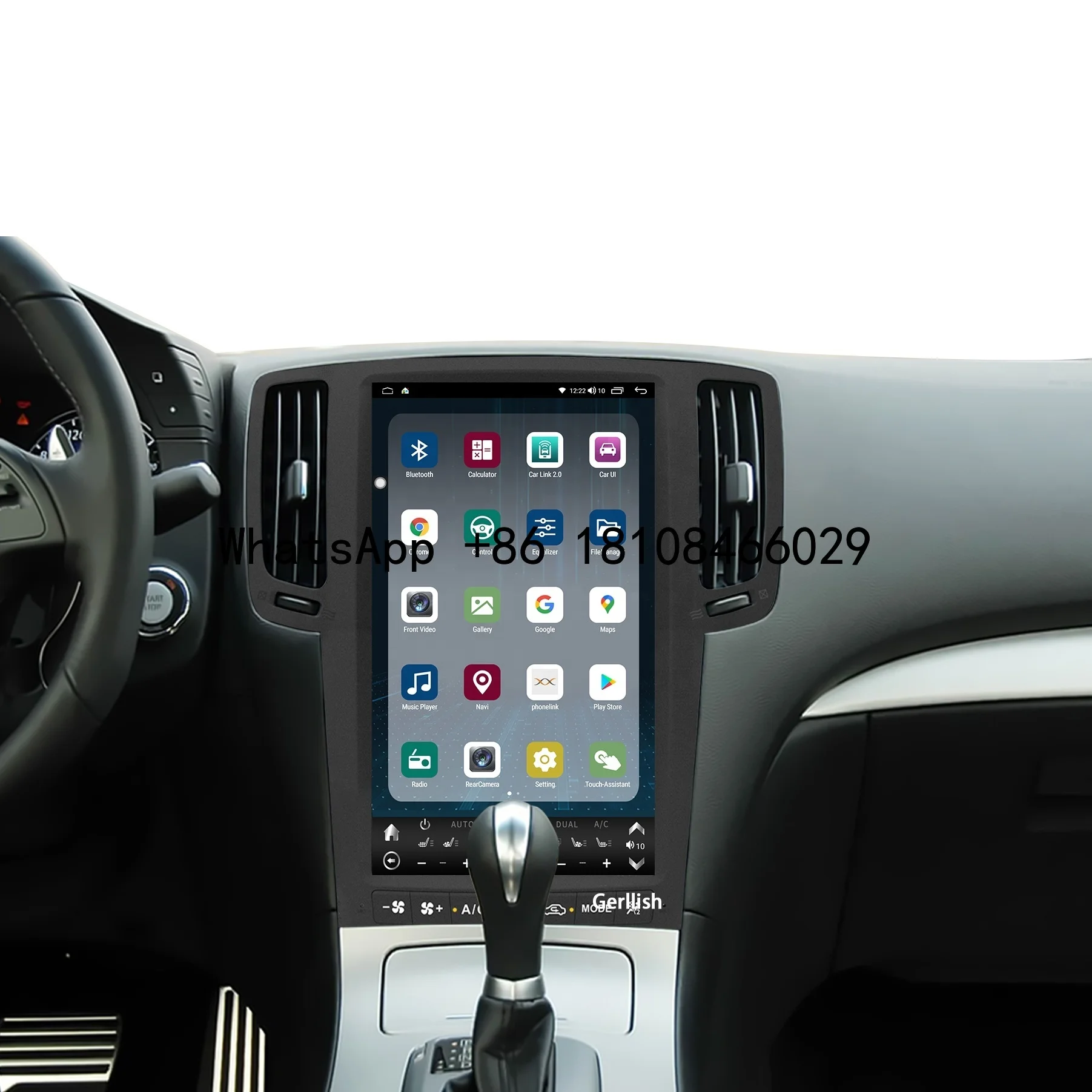 

Android for Infiniti G37 G35 G25 G37S 2007-2013 Tesla Style Radio Car GPS Navigation Stereo Multimedia Player Head Unit