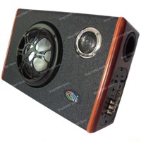 24V car subwoofer truck 6 inch 8 inch heavy bass small car 12V audio power amplifier speaker square Bluetooth
