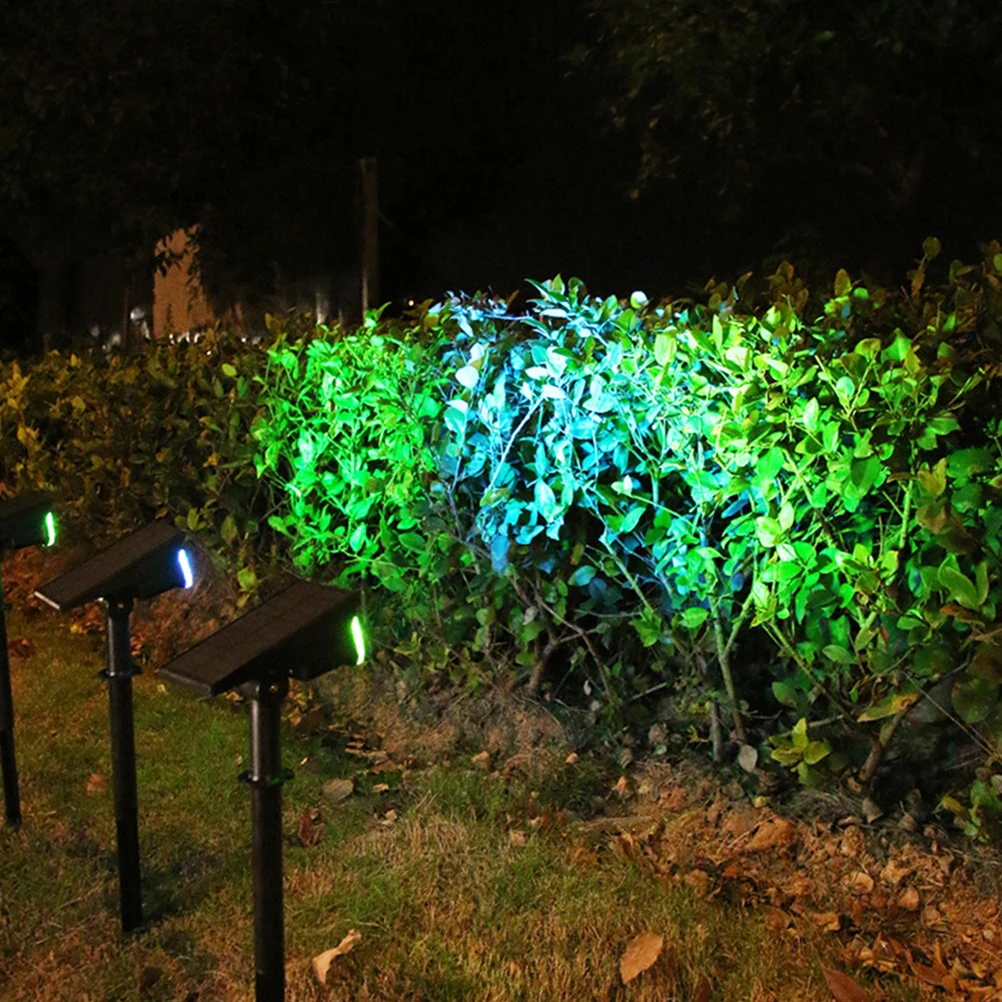 Lampada da giardino a LED solare impermeabile per esterni da giardino Rgb da 1 pezzo ricaricabile 2000mAh