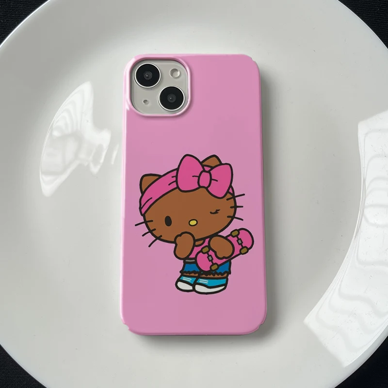 Sanrio HelloKitty Phone Case For iPhone 15 14 13 12 11 Pro Max XR XS MAX 7 8 Plus Cute My Melody Kuromi Cartoon Case