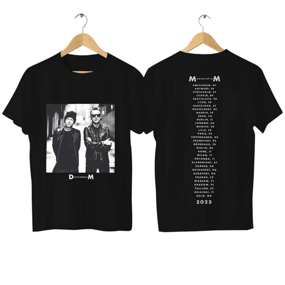 

Men's Casual T-Shirt Depeche Memento Mori Mode Printed Shirt Oversized Sports Top Comfortable and Breathable Streetwear 72419