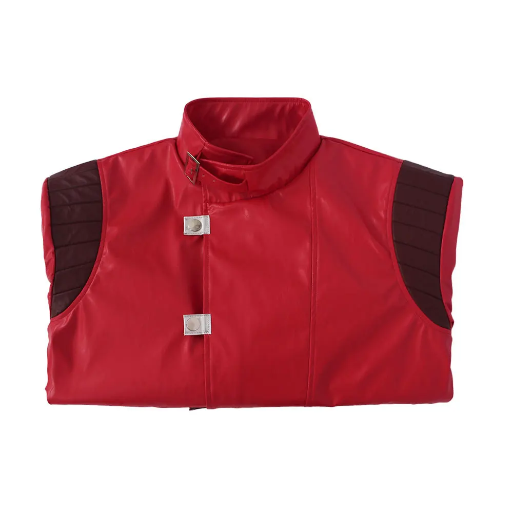 Anime AKIRA Shotaro Kaneda Cosplay Costume Akira No.28 Artificial Red PU Motorcycle Uniform Halloween Fancy Cosplay Clothing view 5