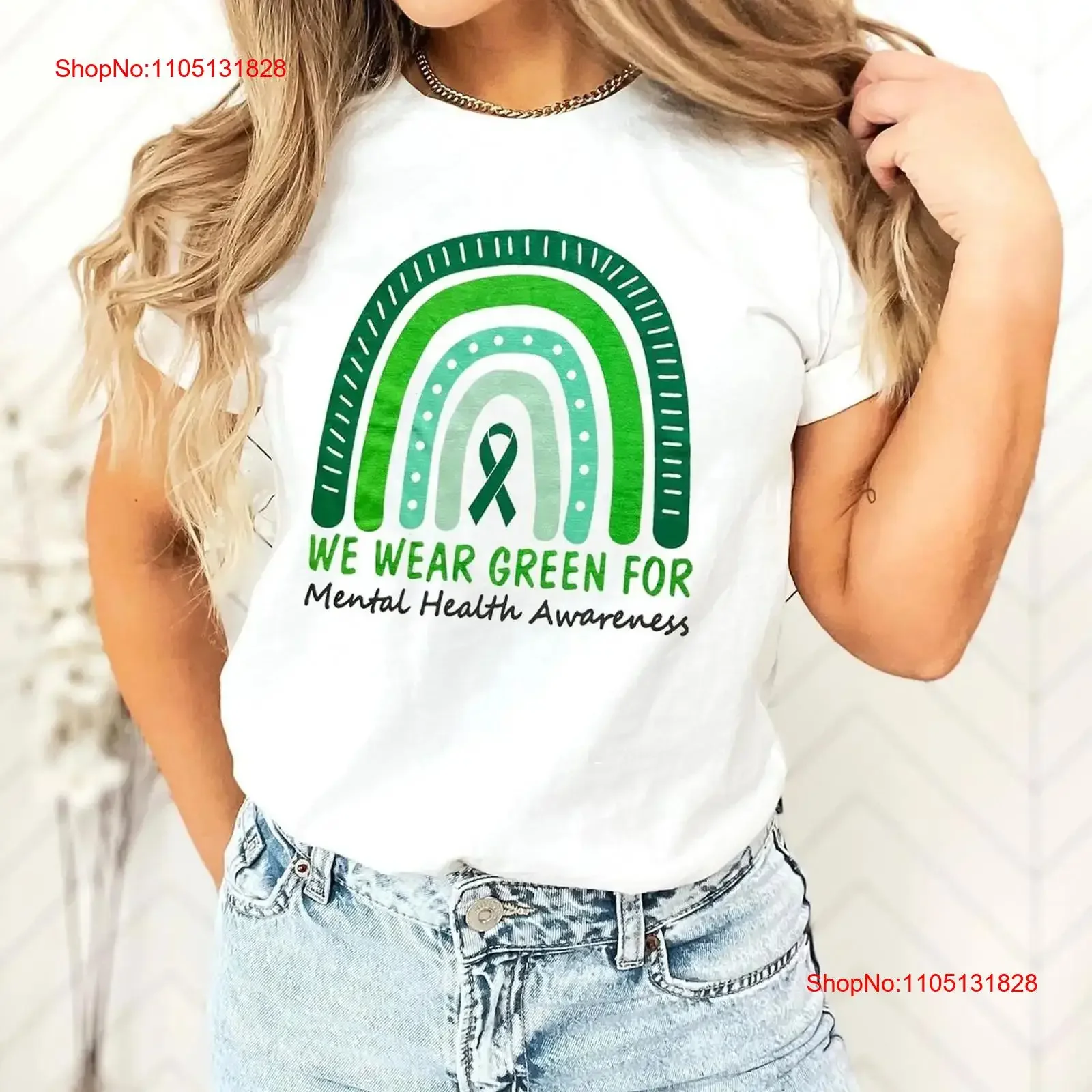 Mental Health Awareness T Shirt Matters vintage Washed graphic Unisex Breathable Versatile designer clothes Casual streetwear