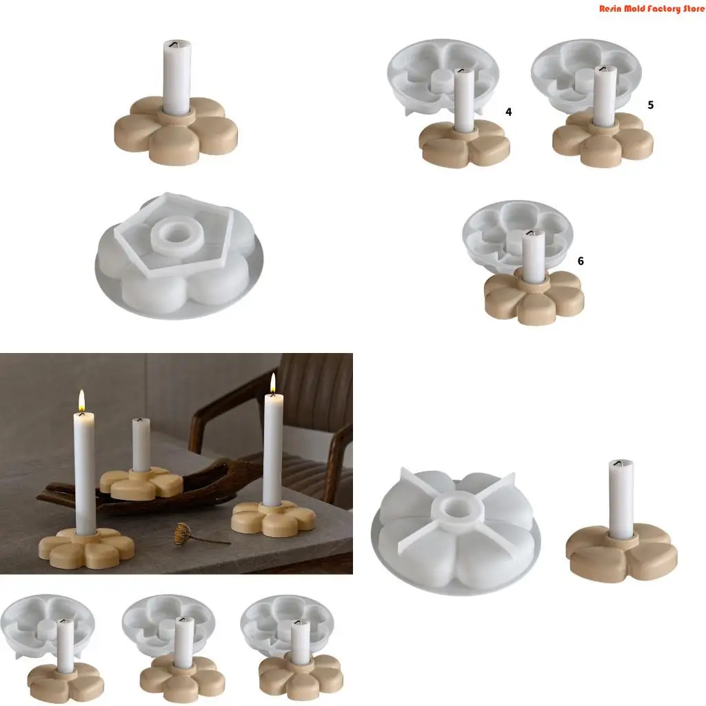 

MXME Crafting Molds Flower Holder Molds for Home and Table Decorating