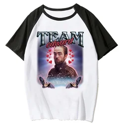 Team Edward Twilight Cursed Fan Collage tshirt women designer comic Tee female 2000s y2k manga clothing