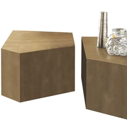 

Modern, light luxury, combination, coffee table, simple, special-shaped, creative, stainless steel, polygon