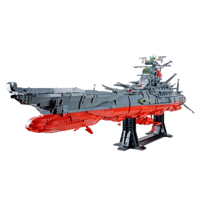 5325 Stück MOC Yamatoes Space Battleship UCS Sci-Fi Classic Warship DIY Modellbausteine Geburtstagsgeschenk