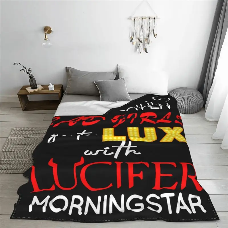 Go To Lux Nightclub Lucifer Morningstar Blanket Warmth Comfort Breathable Bedding Supply Home Decotation