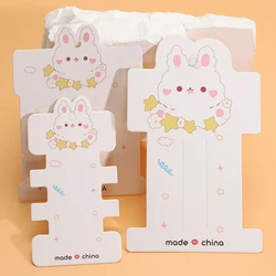 10-50 teile/los Handgemachten Schmuck Display Karten Kaninchen Karten DIY Schmuck Verpackung Zubehör Karton für Halskette Ohrring Haarnadeln