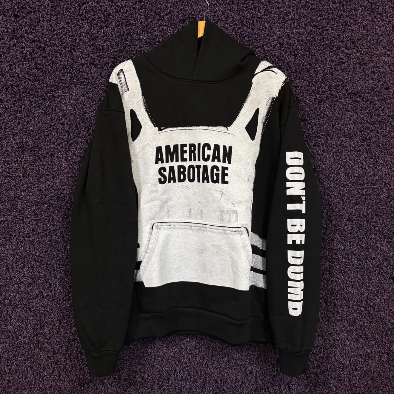 

Тактическая толстовка с принтом для мужчин 2026 Black ASAP ROCKY, оверсайз, в стиле Y2K, уличная одежда