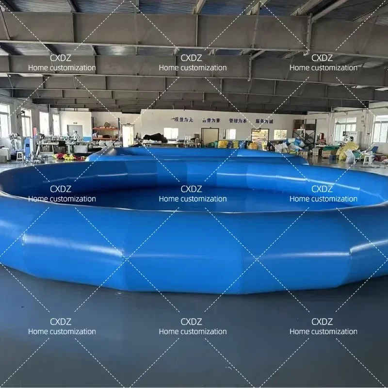 80cm 1m High Extra Thick Large Inflatable Swimming Pool Summer Closed Air Pool for Adults Kids Family Backyard Outdoor Use