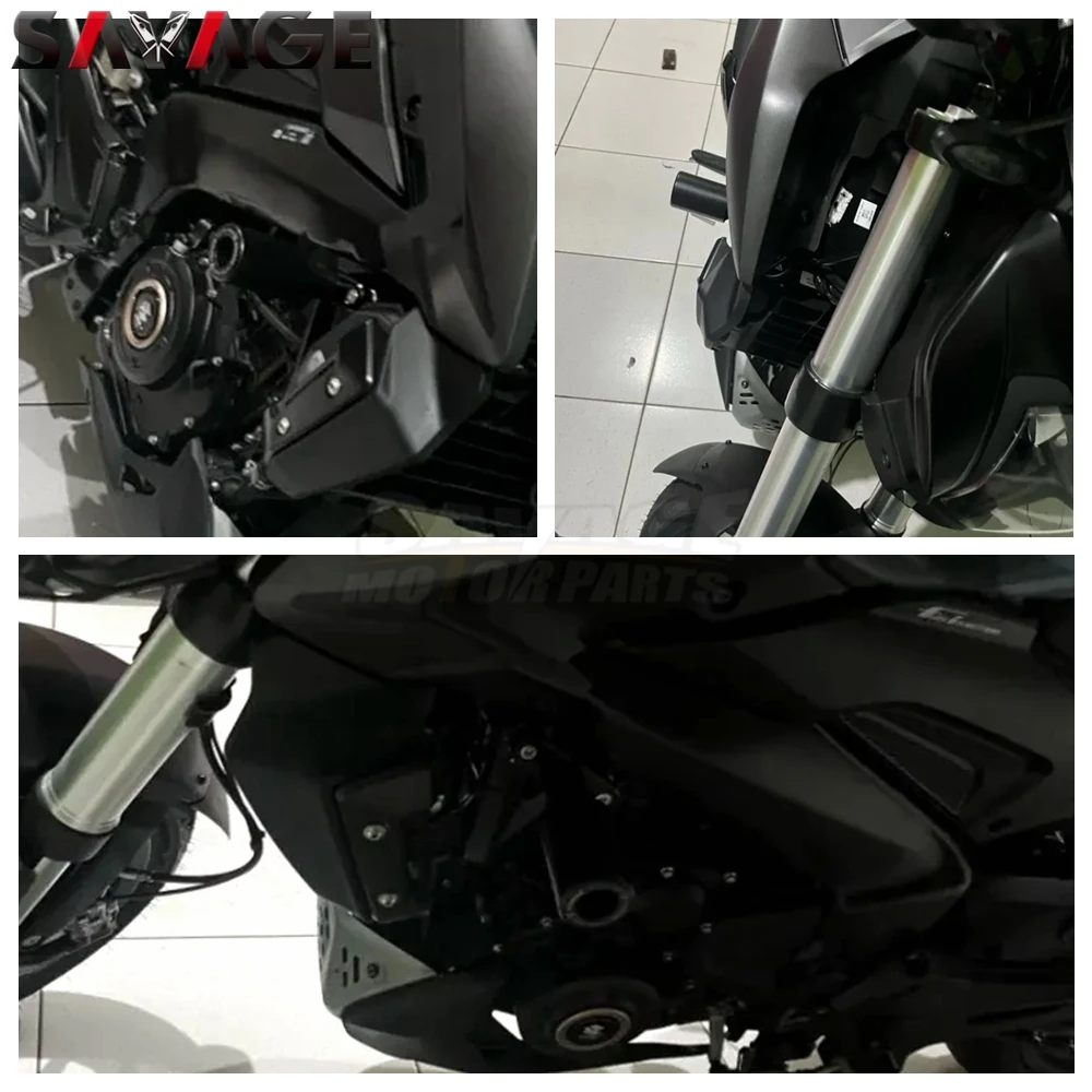 NS 200 160 Frame Slider Crash Protector Voor Bajaj Pulsar NS160 200 Dominar 250 400 Motorfiets Accessoires Valbescherming Pad