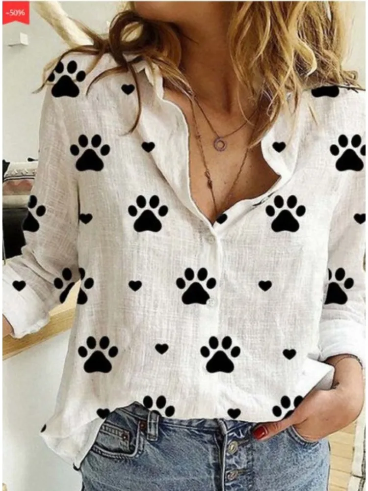 الصيف النساء قمصان الربيع القطن قميص كتان عادية الصلبة زر التلبيب البلوزات طويلة الأكمام فضفاضة أنيقة بلايز تونك Blusas