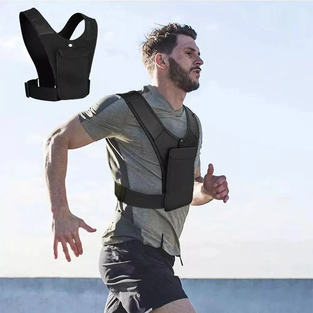 

Легкий рюкзак для бега марафона, универсальный с регулируемым ремнем, жилет для бега, дышащий жилет, сумка