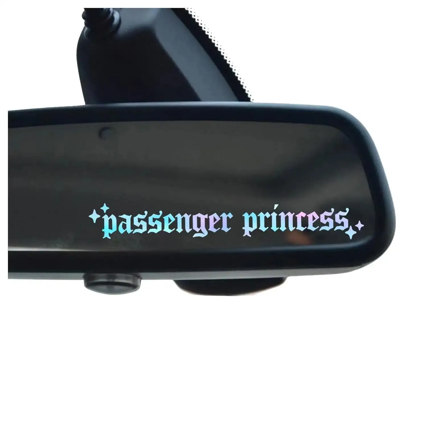 Funny Passenger Princess Stickers 3PCS Vinyl Decals for Car Mirror Bumper Laptop Helmet Motorcycle Gift Decor