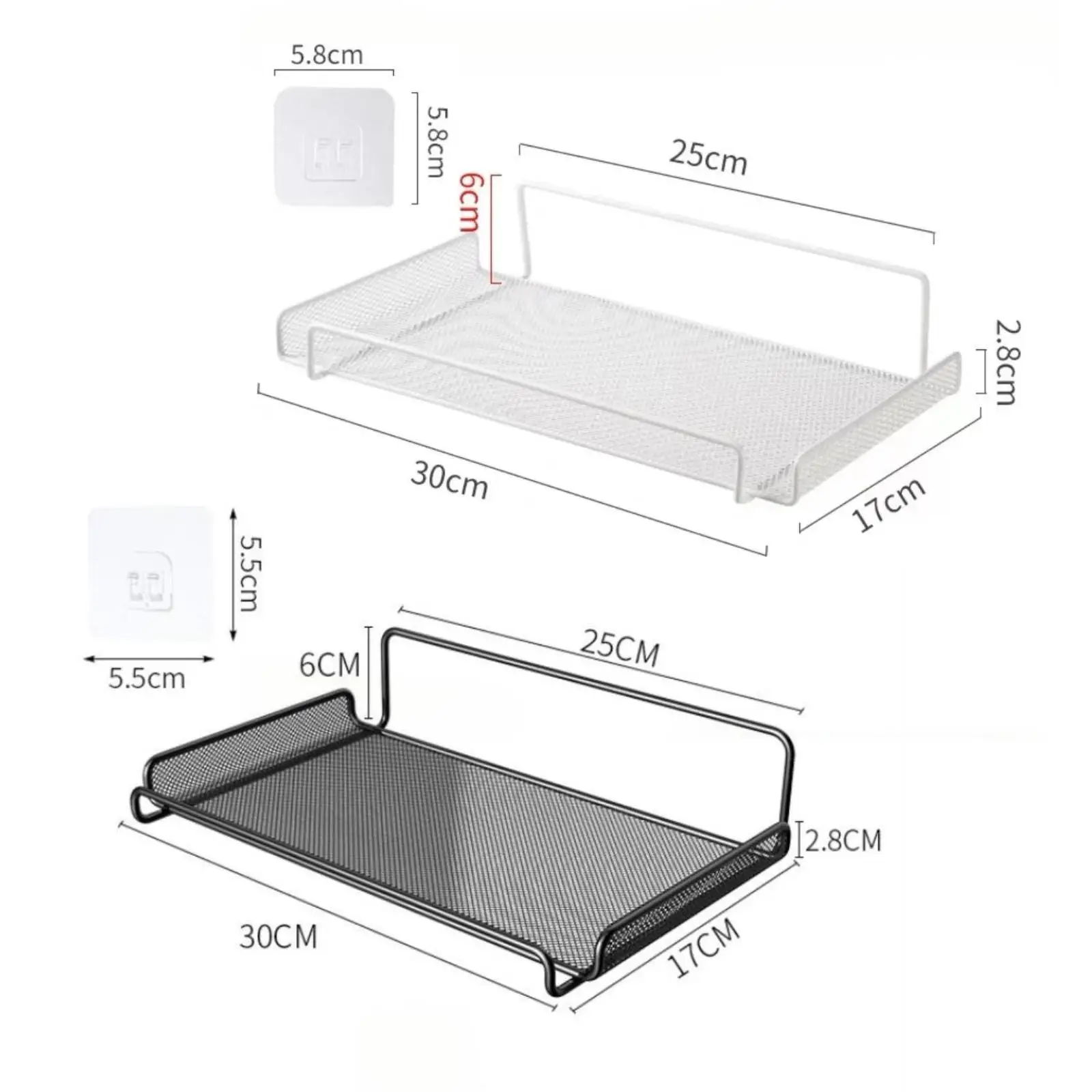 رف التوجيه على الحائط مع خطافات بتصميم مجوف رف حائط عائم لغرفة النوم ومشغل DVD وغرفة المعيشة #6